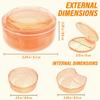 Denture Case, 2PCS Retainer Case with Strainer Basket, 2 in 1 Denture Bath Case No-Leak Retainer Cleaner Case, Retainer Holder for Travel, Mouth Guard Case for Dentures, Clear Braces, Night Guard view 4