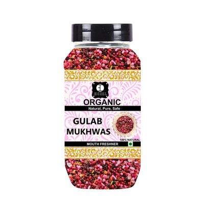 EDZZEL Organic Gulab Traditional Premium Quality Hygienically Packed | Vegan | Gluten Friendly | NON-GMO | Indian Origin ( Pack of 1 ) 250 Gm