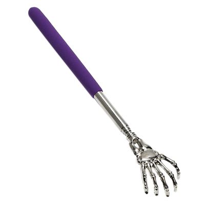 atcdfuw Portable Back Scraper Extendable Telescoping Itch Relief Back Scratcher Telescopic Scratching Backscratcher Massager Claw Massager Tool, Purple