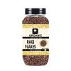 EDZZEL Organic Ragi Flakes (Finger Millet) Traditional Premium Quality Hygienically Packed | Vegan | Gluten Friendly | NON-GMO | Indian Origin ( Pack of 1 ) 200 Gm view 1