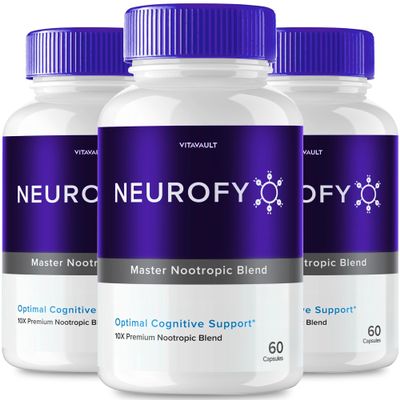 (3 Pack) Neurofy: Memory and Brain Health Supplement, 180 Capsules - Enhance Cognitive Function and Mental Clarity with Neurofy Nootropic Pills