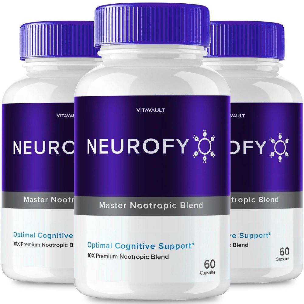 (3 Pack) Neurofy: Memory and Brain Health Supplement, 180 Capsules - Enhance Cognitive Function and Mental Clarity with Neurofy Nootropic Pills