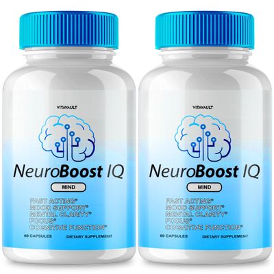 (2 Pack) NeuroBoost IQ Capsules: Enhance Your Memory and Brain Health with Our Neuro Tech IQ Supplement