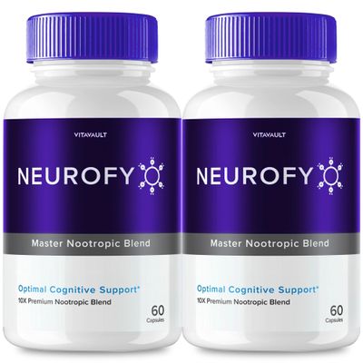 (2 Pack) Neurofy: Memory and Brain Health Supplement, 120 Capsules - Enhance Cognitive Function and Mental Clarity with Neurofy Nootropic Pills