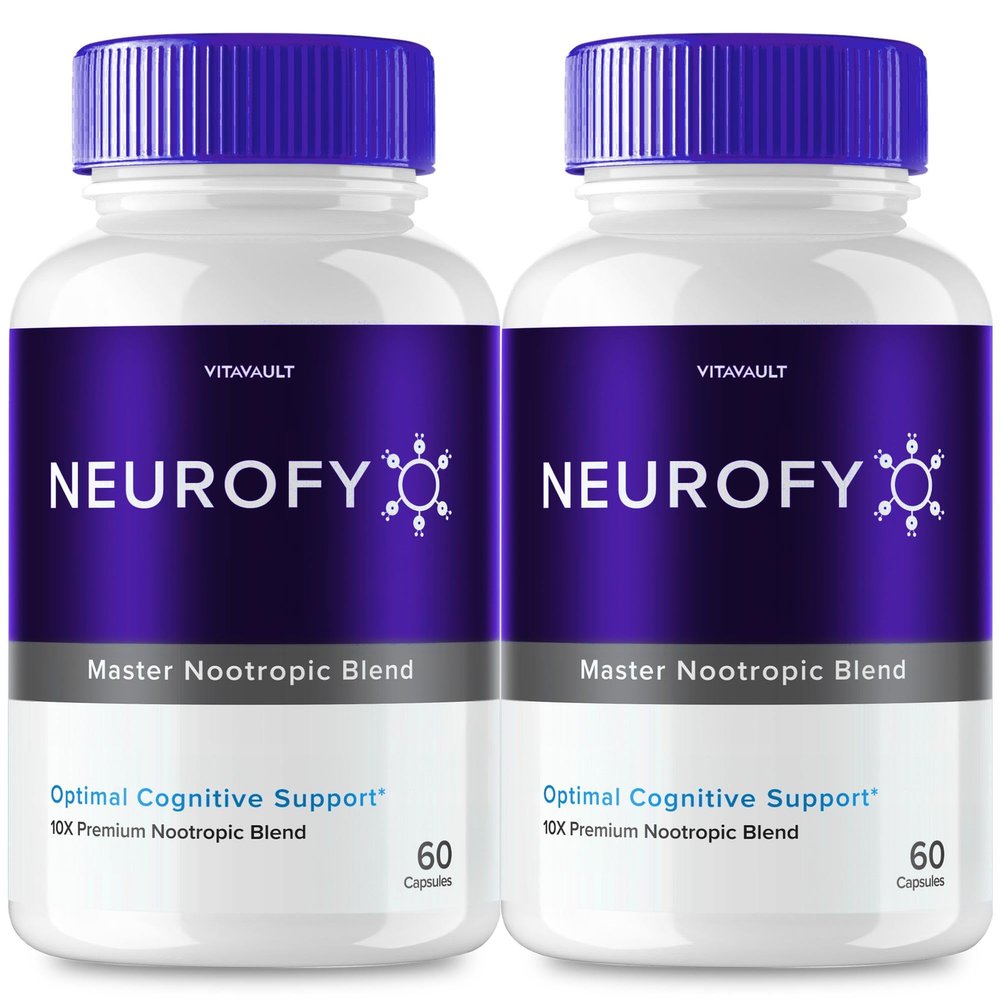 (2 Pack) Neurofy: Memory and Brain Health Supplement, 120 Capsules - Enhance Cognitive Function and Mental Clarity with Neurofy Nootropic Pills
