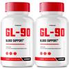 (2 Pack) GL-90 Blood Support Capsules: Regulate & Maintain Healthy Levels with Natural Ingredients view 1
