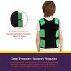 Sensory Compression Vest for Kids Sensory Processing Disorder Vest Breathable, Form-Fitting, Kids Green view 3