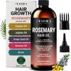100% Pure Rosemary Oil for Hair Growth, Infused with Biotin, Jojoba & Castor Oils - Natural Hair Strengthening Serum, Scalp and Beard Oil, Aceite De Romero para El Cabello view 1