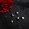 DHRUVS COLLECTION 925 Silver Combo of 5 Lotus Flower for Pooja, Temple Decor & Gifting Purpose view 3