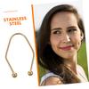 PLAFOPE Facial Dimple Maker Gold Chrome Dimples Shaper Face Exerciser Tool for Women view 2