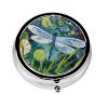 -20240108152411 Print Compact Circular Mini Pill Box Full Print Design, Lightweight & Portable, Ideal for Travel and Daily Use view 1