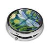 -20240108152411 Print Compact Circular Mini Pill Box Full Print Design, Lightweight & Portable, Ideal for Travel and Daily Use view 2