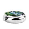 -20240108152411 Print Compact Circular Mini Pill Box Full Print Design, Lightweight & Portable, Ideal for Travel and Daily Use view 3