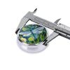 -20240108152411 Print Compact Circular Mini Pill Box Full Print Design, Lightweight & Portable, Ideal for Travel and Daily Use view 4