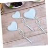 WHAMVOX Heart Shape Cake Topper Set 24pcs Cake Picks Made of Safe Material for Party Decorations view 3