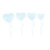 WHAMVOX Heart Shape Cake Topper Set 24pcs Cake Picks Made of Safe Material for Party Decorations view 4