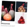 balacoo 50pcs Supermarket Fruit Storage Bags Mesh Produce Bags Watermelon Nets Shopping Mesh Pouch view 3