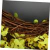 Cabilock Floral Wreath Rattan Decorative Garland for Home Wedding and Shop Doors for Wall Hanging and Seasonal Decor view 2