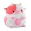Heatable Strawberry Scented Cow Plush for Period Cramp Relief & Emotional Support, Microwavable Soft Toy Plushies, Coolable Stuffed Animal for Anxiety, Cute Heating Pad for Pain Relief view 1