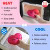 Heatable Strawberry Scented Cow Plush for Period Cramp Relief & Emotional Support, Microwavable Soft Toy Plushies, Coolable Stuffed Animal for Anxiety, Cute Heating Pad for Pain Relief view 3