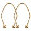 HAKIDZEL 2Pcs Dimple Trainer for Cheeks Adjustable Face Exerciser Portable Stainless Steel Facial Sculpting Tool for Natural Dimple Development view 1
