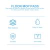 FOMIYES Microfiber Mop Replacement for Wet Dry Cleaning Pads Compatible Hardwood Tile Laminate More Superior Absorption Fast Drying for Efficient view 4