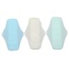Anneome 3 Pack Washable Sanitary Napkins Menstrual Pads Cotton Cloth Reusable Feminine Napkins for On-The-go Random Color view 1
