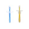 FRCOLOR 2 Pack Boys and Girls Toothbrushes Baby Toothbrush Soft Bristles and Umbrella Shape Silicone Training Toothbrush view 1