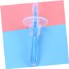 FRCOLOR 2 Pack Boys and Girls Toothbrushes Baby Toothbrush Soft Bristles and Umbrella Shape Silicone Training Toothbrush view 2