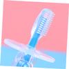 FRCOLOR 2 Pack Boys and Girls Toothbrushes Baby Toothbrush Soft Bristles and Umbrella Shape Silicone Training Toothbrush view 4