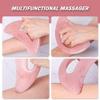 Back Massagers, Guasha Tool for Full Body Arch-Shaped Portable Smooth Resin Gua Sha Stone with Handle Rounded Odor-Free Pain Relief Muscle Relaxation Massage Tools view 2