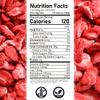 BREWER Freeze Dried Strawberries Slices - Pack of 1 (1.2 Oz) - Natural Freeze-Dried Strawberries No Sugar Added, Single Serving Dry Strawberry, Gluten-Free Fruit Snack for Baking, Smoothies & Camping view 2