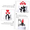 HOOTNEE 1set Heart Cake Toppers for Valentine's Day Designs Safe Picks for Cakes for Romantic Celebrations Parties view 2
