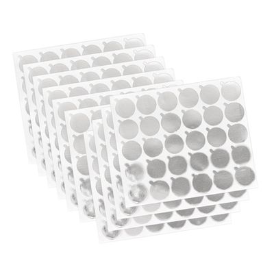FOMIYES 600pcs Eyelash Extension Glue Stickers Silver Grafting Adhesive Pads for Easy Application for Eyelash Extensions No Clean-up Required for Professionals and Home Use