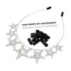 Beatifufu 100pcs Headband Rubber Ends Headbands End Caps Diy Hair Hoops Parts Replacement Caps view 2