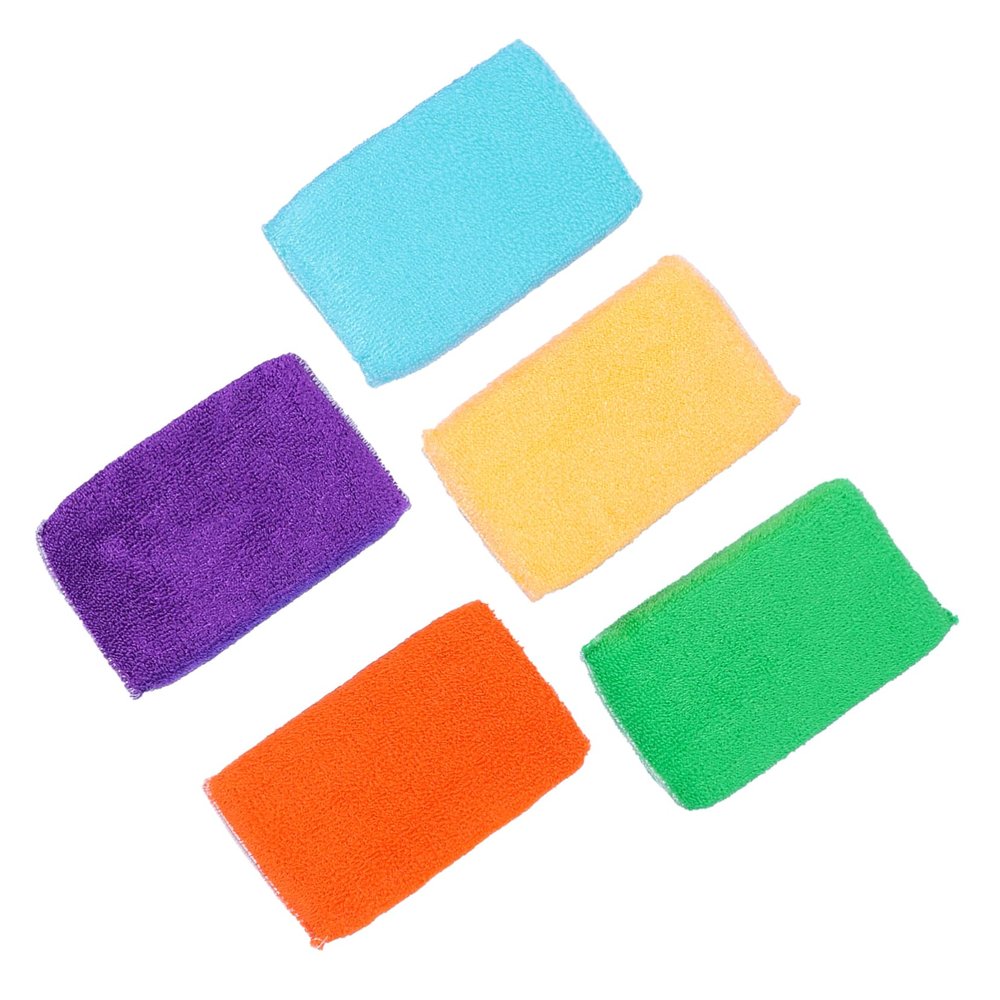 10pcs Dishwashing Sponges Cleaning Sponge Pad for Kitchen Washer Soft Scrub Floor Cleaner Scrubber Random Color