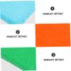 10pcs Dishwashing Sponges Cleaning Sponge Pad for Kitchen Washer Soft Scrub Floor Cleaner Scrubber Random Color view 3