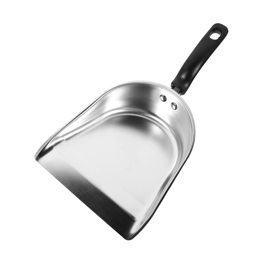 Anneome Stainless Steel Dustpan Metal Dust Pan Dustpan with Handle Metal Handheld Dustpan Metal Dustpan Small Dustpan Metal Handheld Dust Pan Small Dust Pan with Handle Thicken Small Metal