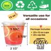 12 oz Clear Plastic Cups with Strawless-Sip-Lids, 25 Sets Disposable Cups Plastic Iced Coffee Cups, To Go Cups with Sip Through Lids for Smoothie, Milkshake, Cold Drinks for Party, Wedding, Event view 4