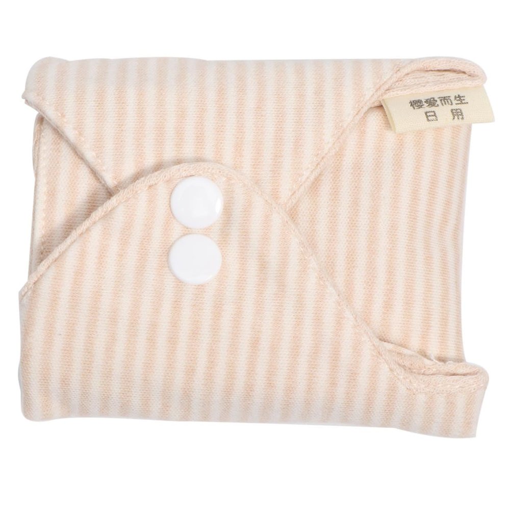 2pcs Washable Cotton Menstrual Pads Reusable Sanitary Towels for Women Absorbent Panty Liners Design Portable and Comfortable for Travel