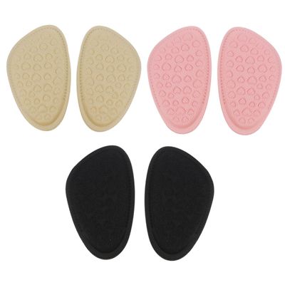 6pairs Cushion Pads for Women's High-Heeled Shoes Forefoot Insert Mesh Elastic Cloth Comfortable Feet Care
