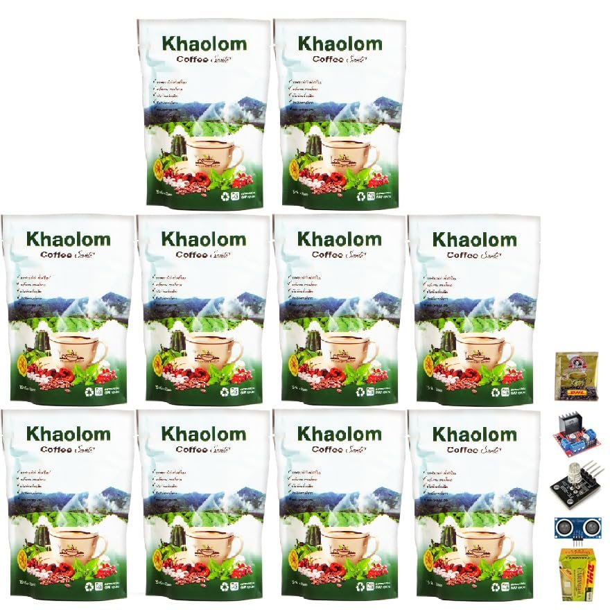 NineLife Basics 10 Sachets/Pack vegan 0% Sugar 0% Fat Khaolom Coffee Sante Instant Roasted Arabica Healthy Coffee Snack Set 10 No0842892656 By Beautygoodshop [Get Free For You Beauty Gifts], Large