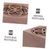 Cabilock Wooden Aroma Diffuser Essential Oil Diffuser Car Home Decor Aromatherapy Cube view 3