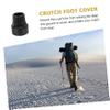 FRCOLOR 9pcs Slip Rubber Crutch Foot Covers Trekking Pole Tips for Enhanced Stability Traction Conditions Fits Diameter Crutch Feet view 3