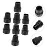 FRCOLOR 9pcs Slip Rubber Crutch Foot Covers Trekking Pole Tips for Enhanced Stability Traction Conditions Fits Diameter Crutch Feet view 4