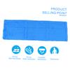 Beaupretty 2pcs Coral Microfiber Mop Head Refill Covers for Efficient Household Cleaning Compatible All Hard Surfaces Easy Machine Washable Durable and Dirt Removal Blue view 2