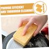 Cabilock 6pcs Reusable Cleaning Sponges Dish and Wok Sponge Multi-Functional Household Cleaning Dish Scrub Easy to Use view 2