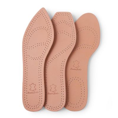 SOESFOUFU Leather Insoles for Women High Heel Flat Shoes Odor Eliminating Inserts Memory