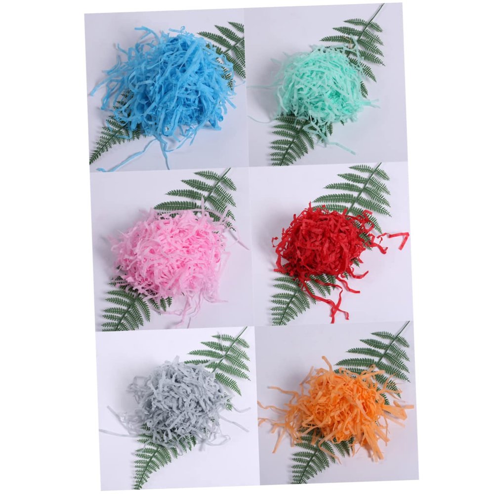 IWOWHERO Packaging Box Fillings Shredded Paper for Baskets Shredding Silks Wedding Favor Box Filler Versatile Decorative Items Color