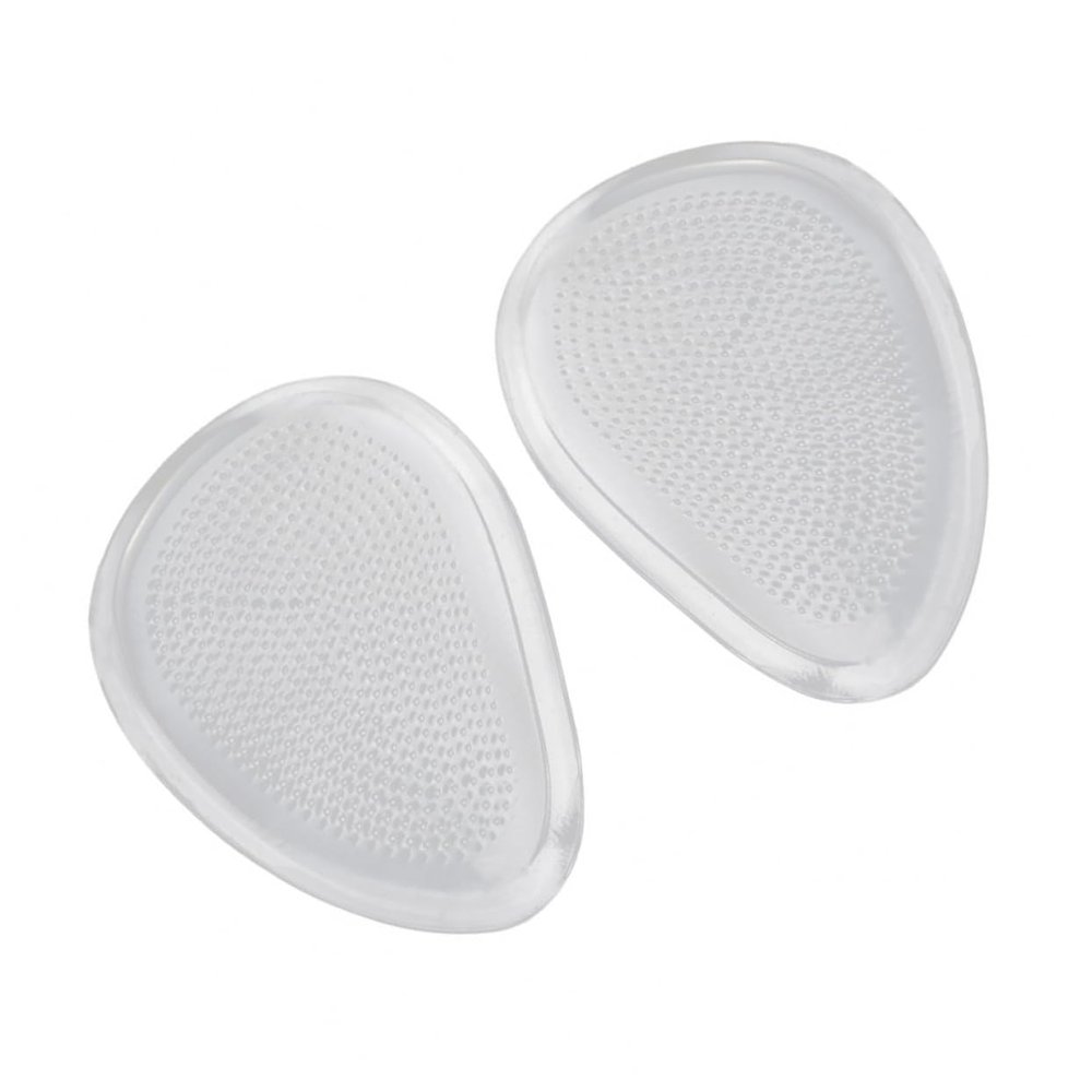 NOLITOY 5pairs Silicone Half Insoles Dancers Pads for Feet Metatarsal Pads Foot Cushions Half Men Women Shoe Inserts